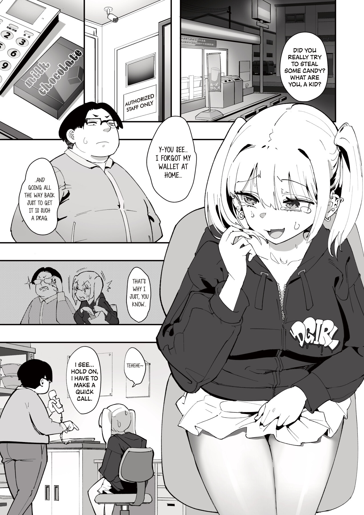 Hentai Manga Comic-The Gyaru and the Clerk-Read-2